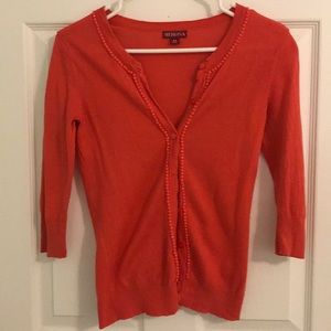 Coral 3/4 length sweater